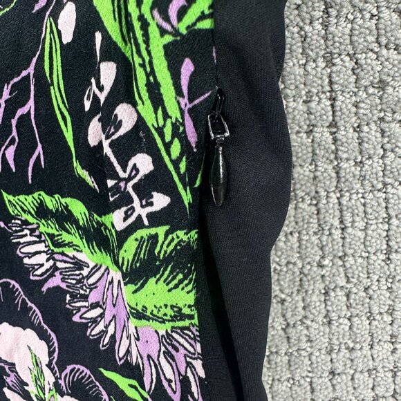 Rodebjer Mini Dress Womens S Multicolor Floral  Short Sleeve Shoulder Pads - Picture 4 of 11